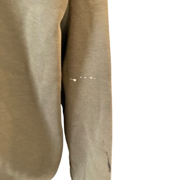 Y2K Carhartt Original Fit Military Green Distressed Thrasher Hoodie Size Medium - Picture 12 of 16